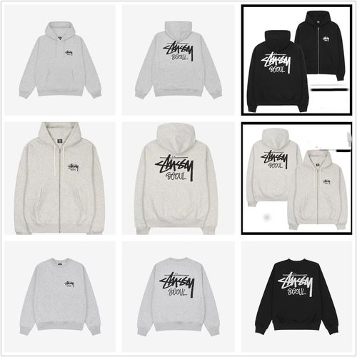 ステューシー STUSSY STOCK SEOUL ZIP HOOD 3973877   HOODIE 3923877  CREW 3913807 スウェット パーカー 並行輸入品