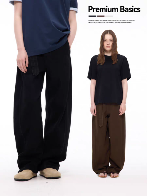 Lemaire パリジェンヌ風 レメールインスパイア マイラシルエット ワイドデニム プリーツ付き