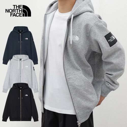 THE NORTH FACE ノースフェイス スクエアロゴフルジップ NT62349 スクエア ロゴ フルジップ パーカー スウェットパーカー ジップパーカー