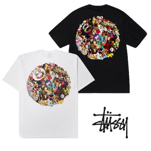 Plush T-Shirt White Black