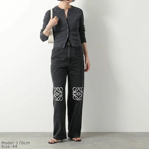 LOEWE ロエベ ジーンズ ANAGRAM BAGGY アナグラム バギー H526Y11W27 レディース デニムパンツ コットン ジーパン ロゴ 1100