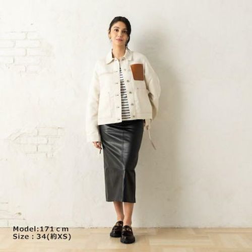 ジャケット ワークウェアジャケット アナグラム ホワイト レディース S359Y02XB7 2370