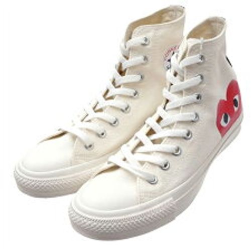 新品 プレイ コムデギャルソン PLAY COMME des GARCONS x コンバース CONVERSE ALL STAR HI PCDG オールスター スニーカー WHITE ホワイト 白 メンズ レディース 新作