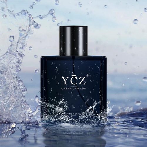 YCZ Midnight Gentleman Eau de Parfum for Men 50ml Lasting Oriental Woody Scented Cologne with Vanilla Orchid Sandalwood Notes Marine Perfume Edp Fragrance