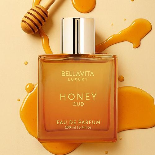 Bella Vita Luxury's Honey Oud | Eau de Parfum 100ml (3.4 fl.oz.) | Patchouli, Vanilla, Bergamot | Floral & Spicy | Made with Clean & Vegan Essentials Oils | Cruelty Free Fragrance Perfume