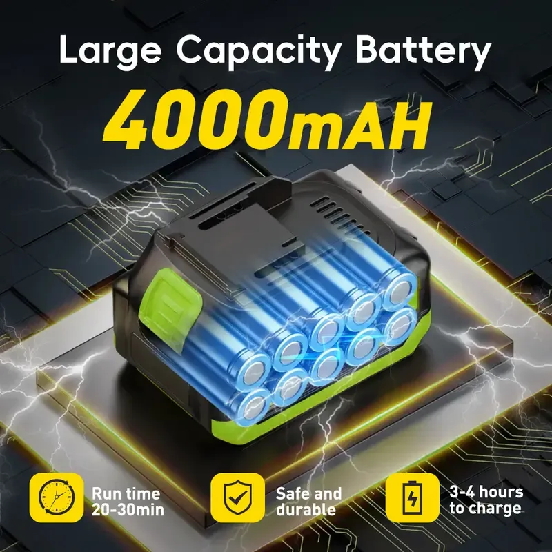 Cordless high-pressure washer