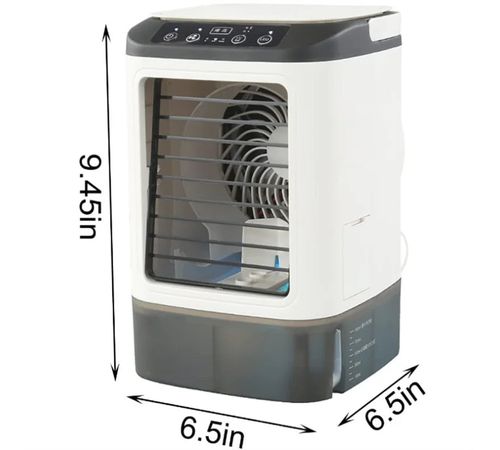 Portable rechargeable air cooler for home office outdoor indoor silent desktop cooling fan mini air conditioner fan