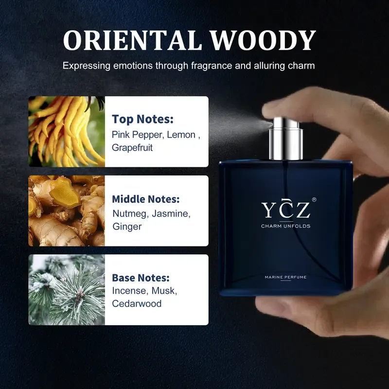 YCZ Midnight Ocean Eau de Parfum - Unisex Fragrance