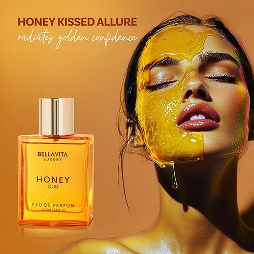 Bella Vita Luxury's Honey Oud | Eau de Parfum 100ml (3.4 fl.oz.) | Patchouli, Vanilla, Bergamot | Floral & Spicy | Made with Clean & Vegan Essentials Oils | Cruelty Free Fragrance Perfume