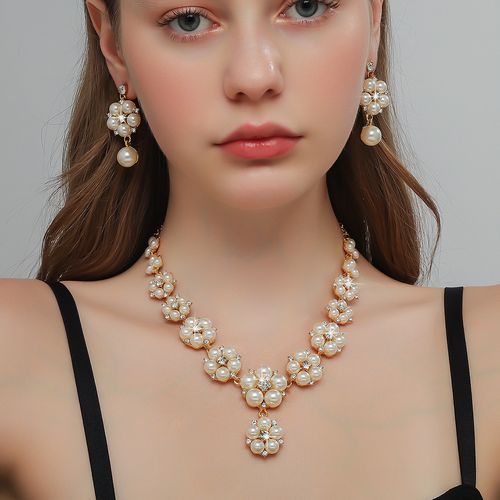 💎 Novo Colar de Pérolas e Conjunto de Brincos de Luxo! ✨