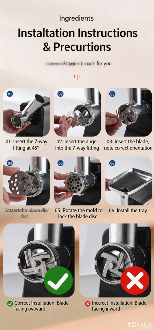 Multifunctional Electric Meat Grinder & Sausage Stuffer for Home Use, Minces Chili, Garlic & Vegetables