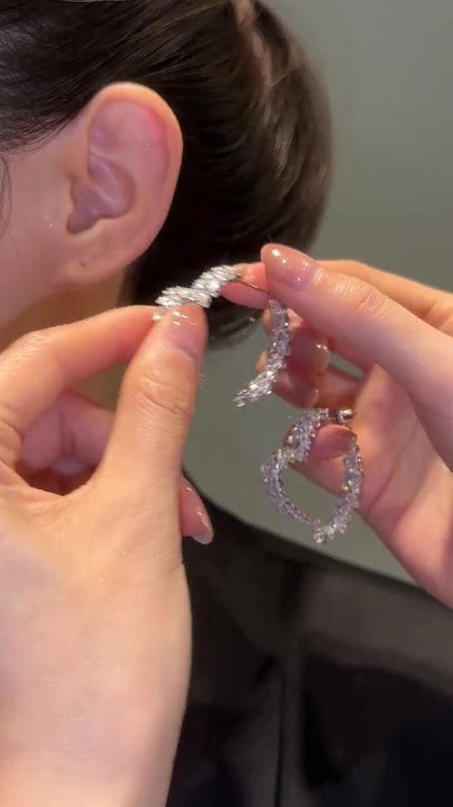 Luxury-inspired Heavy-duty Heart-shaped Earrings for Women Niche Design