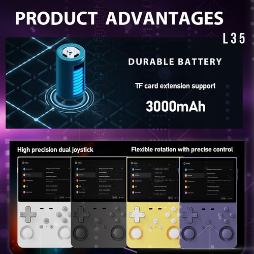 New L35 Handheld Gaming Console with 3.5-inch Screen Portable
