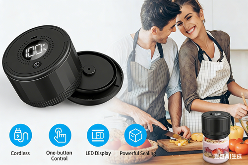 Electric Mason Jar Vacuum Sealer Canning Machine Bottle Vacuum Sealing Machine Automatic Vacuum Preservation