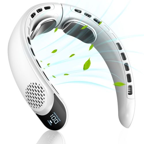 New Neck-Worn Fan: Quiet Operation Air-Cooled Mini USB Neck Fan Rechargeable with Extended Battery Life