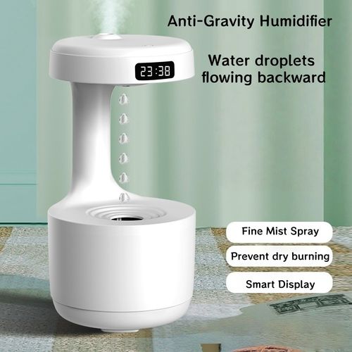 Anti-Gravity Water Drop Reverse Flow Humidifier