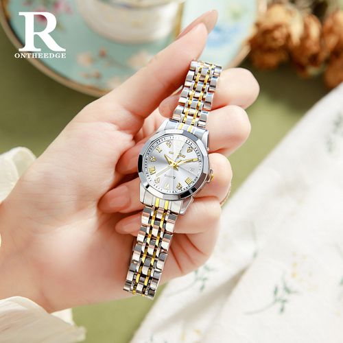 Trendy Ladies' Watch with Water Resistance and Luminous Dial