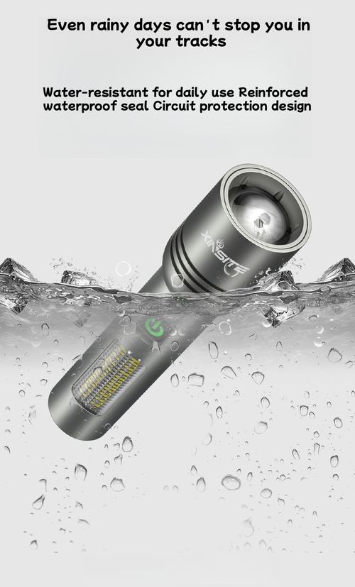 New High-Brightness Quad-Light Source Flashlight Outdoor Multi-Functional Long-Lasting Portable Long-Range Home Lighting
