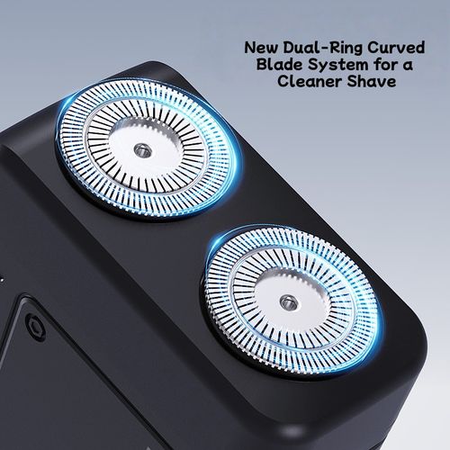 New Compact Electric Shaver: A Powerhouse That Leaves No Stubble Men's Electric Shaver for Travel and Shaving on the Go Fully Waterproof Design