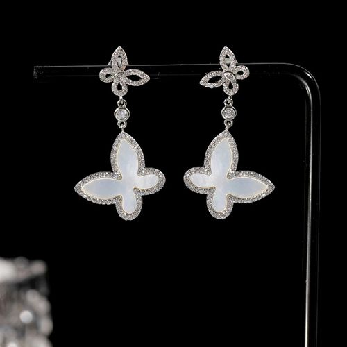 Exquisite & Versatile Mother-of-Pearl Butterfly Earrings