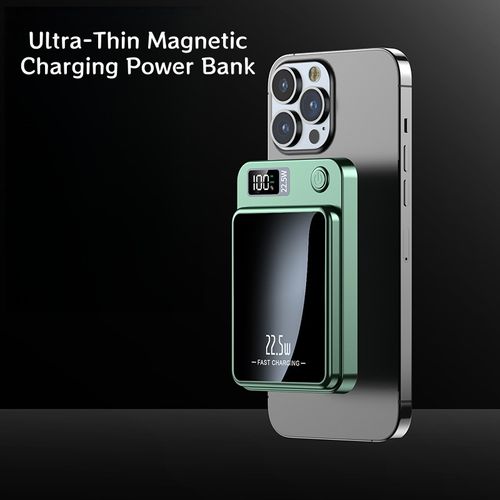 Magnetic Wireless Charging Power Bank with Super Fast Charging  10000mAh