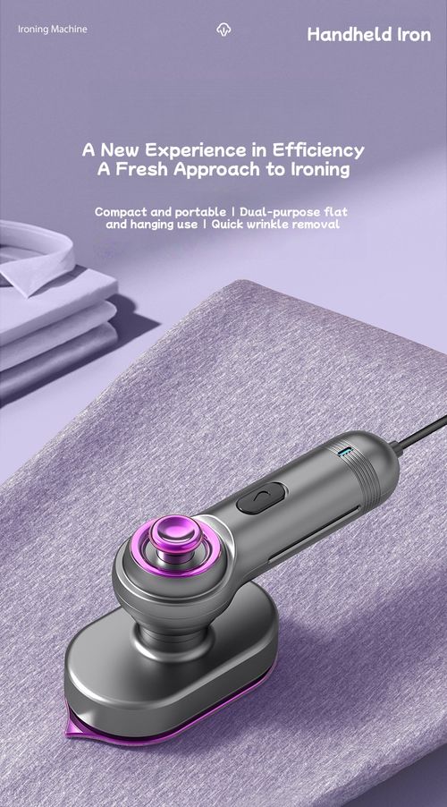 Handheld Steam Iron Portable Home Use Handheld Ironing Machine Mini Compact Rotating Folding Iron