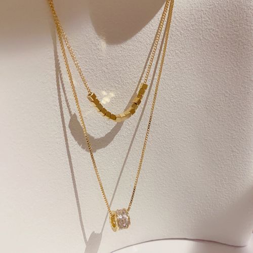 New Elegant Double-Layer Waist-Shaped Necklace for Women