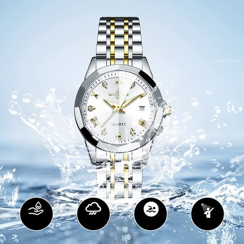 Trendy Ladies' Watch with Water Resistance and Luminous Dial