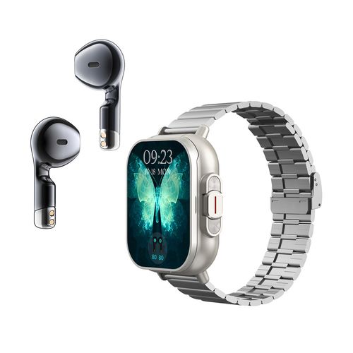 New D8 Bluetooth Headset & Smartwatch 2-in-1 Bluetooth Headset with Call Function Smartwatch for Sports & Fashion Phone Watch