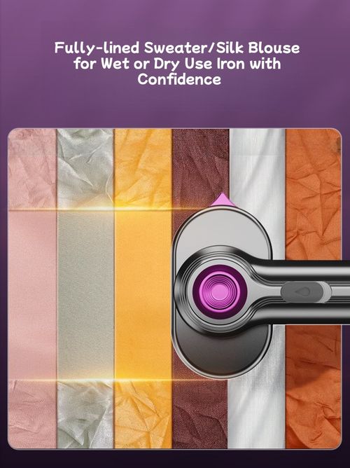 Handheld Steam Iron Portable Home Use Handheld Ironing Machine Mini Compact Rotating Folding Iron