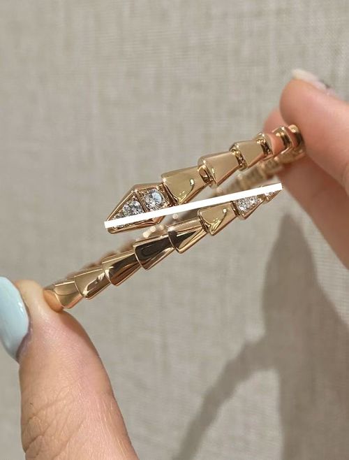 Snake-Style Bracelet Women's Luxury Fashion Jewelry High-End Rose Gold Bracelet