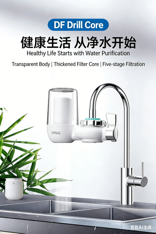 Splash Guard Faucet Filter Extender Universal Tap Water Purifier Adapter for Home Use