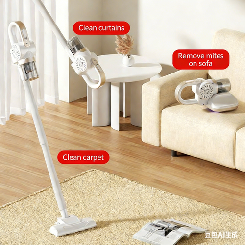High-Suction Bed UV Sterilizing Carpet Mite Remover Wireless All-in-One Smart Vacuum Cleaner