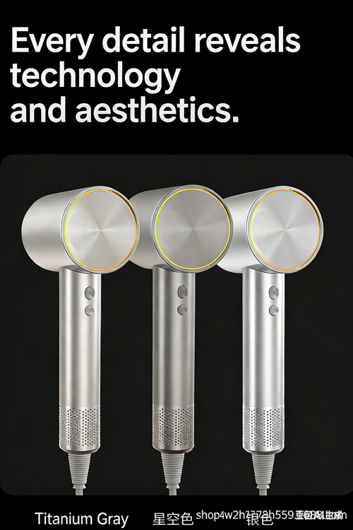 Home Use Hair Dryer with Negative Ions for Hair Care and Noise Reduction, High Airflow