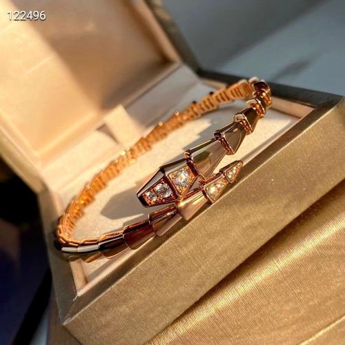 Snake-Style Bracelet Women's Luxury Fashion Jewelry High-End Rose Gold Bracelet