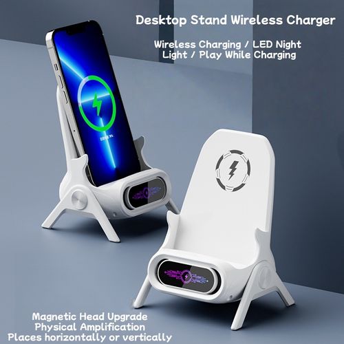 Creative Phone Stand Vertical Mini Chair Wireless Charger Lazybones Phone Holder Drama-Watching Support Stand