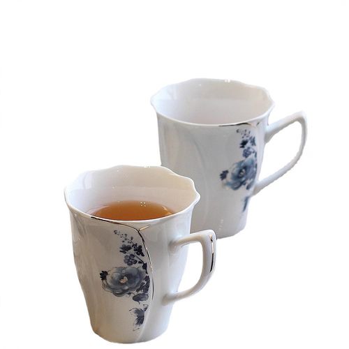 Light Luxury Ceramic Water Cup Home Set French-Style Fresh Water Set with Tray Instagram-Inspired Aesthetic