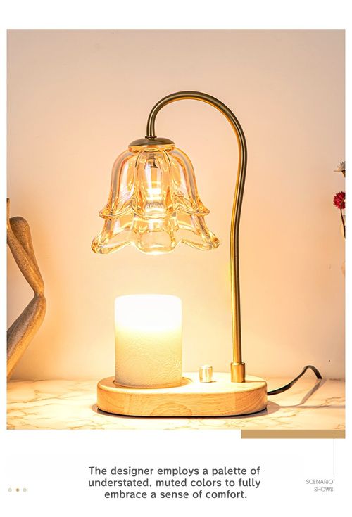 Lily of the Valley Scented Candle Warmer French Vintage Bedside Lamp