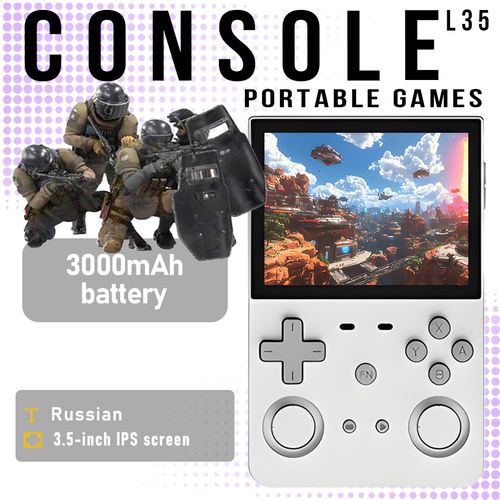 New L35 Handheld Gaming Console with 3.5-inch Screen Portable