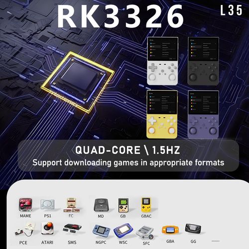 New L35 Handheld Gaming Console with 3.5-inch Screen Portable
