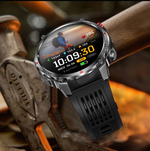 🎉🎉HT45 Smartwatch: Bluetooth Calling, Heart Rate Monitoring, Step Counting, Sleep Tracking, Compass, Activity Tracking, Outdoor-Ready, and Waterproof👉