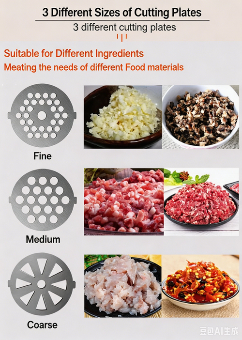 Multifunctional Electric Meat Grinder & Sausage Stuffer for Home Use, Minces Chili, Garlic & Vegetables