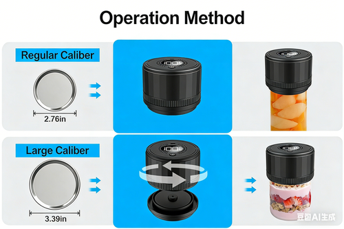 Electric Mason Jar Vacuum Sealer Canning Machine Bottle Vacuum Sealing Machine Automatic Vacuum Preservation