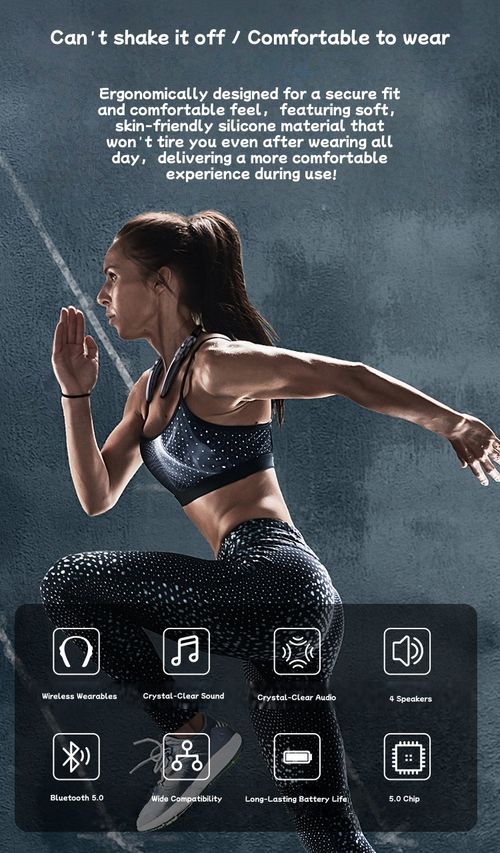 Trending Bluetooth Neckband Speaker Outdoor Portable Neck-Worn Speaker Mini Subwoofer Sound System