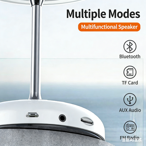 JY-85 Bluetooth Speaker Desk Lamp Multifunctional Wireless Card-Slot FM Radio Desk Lamp with Bluetooth Speaker