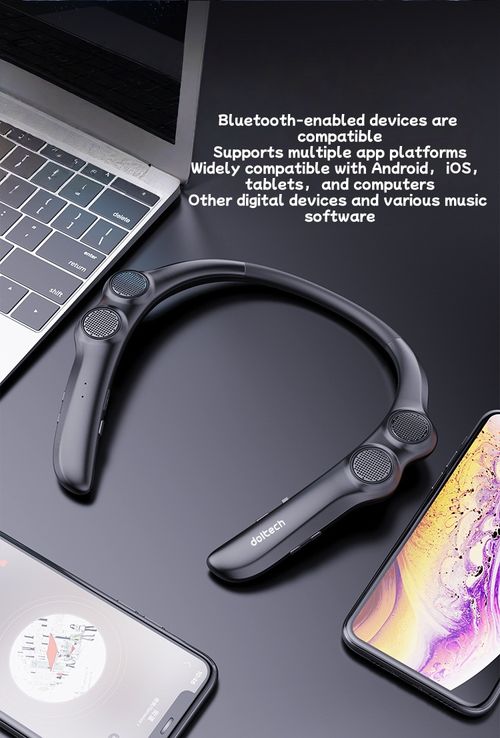 Trending Bluetooth Neckband Speaker Outdoor Portable Neck-Worn Speaker Mini Subwoofer Sound System