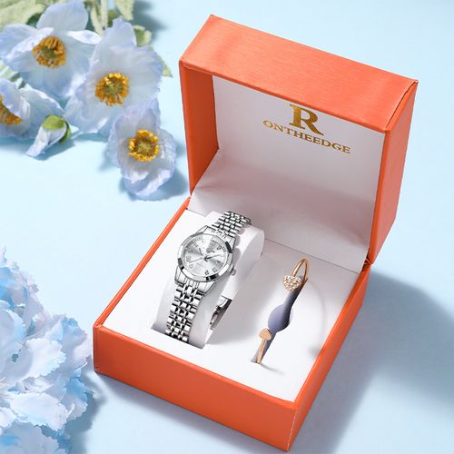 🔥Elegant Swiss Brand Watch Bracelet Gift Set for Women, Waterproof & Luminous