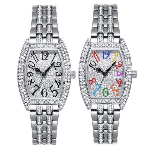 Exquisite Baby's Breath Bracelet with Waterproof Women's Watch