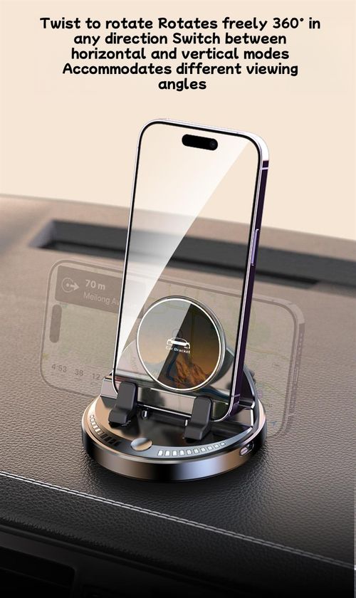 New 2025 Car Phone Holder: Wireless Charging Dashboard Mount for Navigation Systems