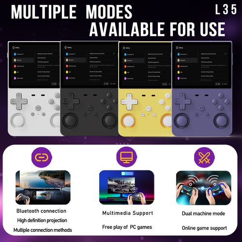 New L35 Handheld Gaming Console with 3.5-inch Screen Portable